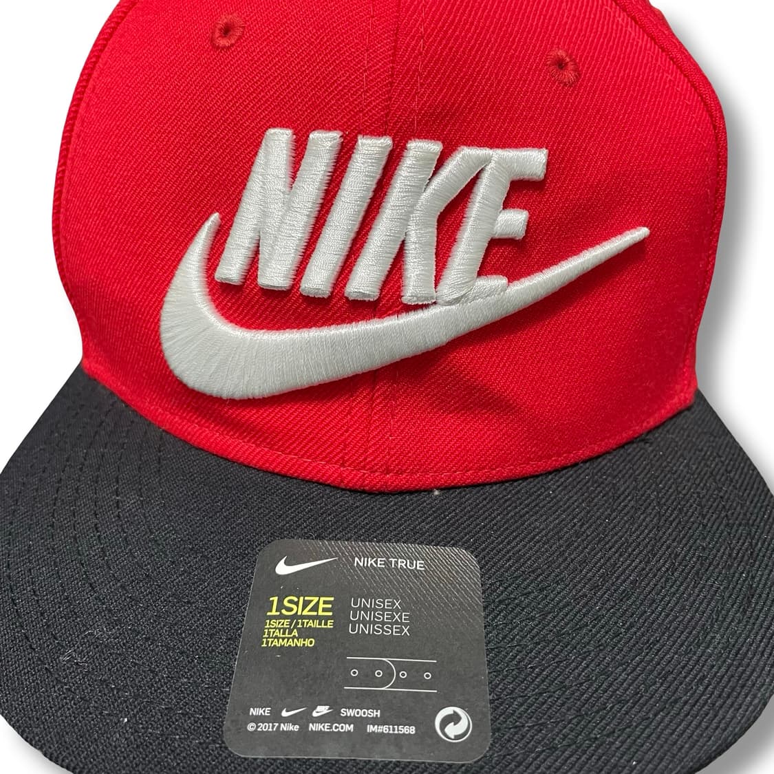 나이키 스냅백 모자 레드/블랙 상품이미지2