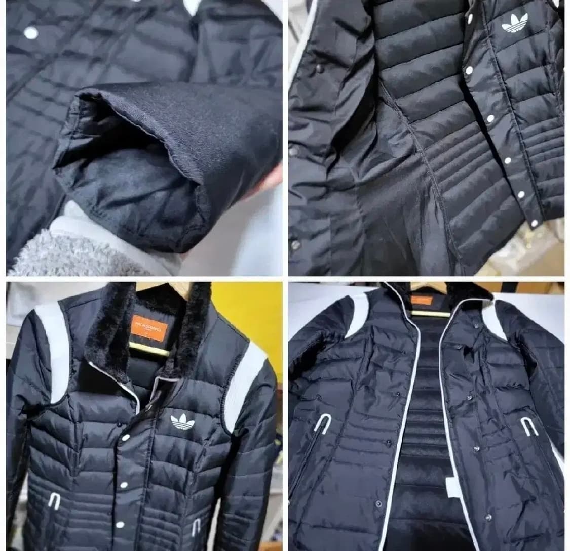 새상품급 아디다스 콜라보 바시티 퍼 패딩 점퍼 자켓 짱예쁨 상품이미지4