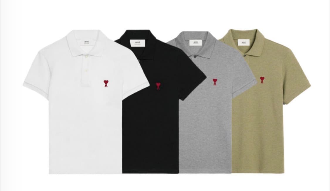 아미 pk카라 반팔티 블랙XL(새상품/정품) 상품이미지3