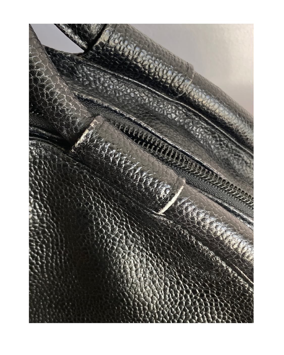 Osam  하프문 레더 토트백 상품이미지4