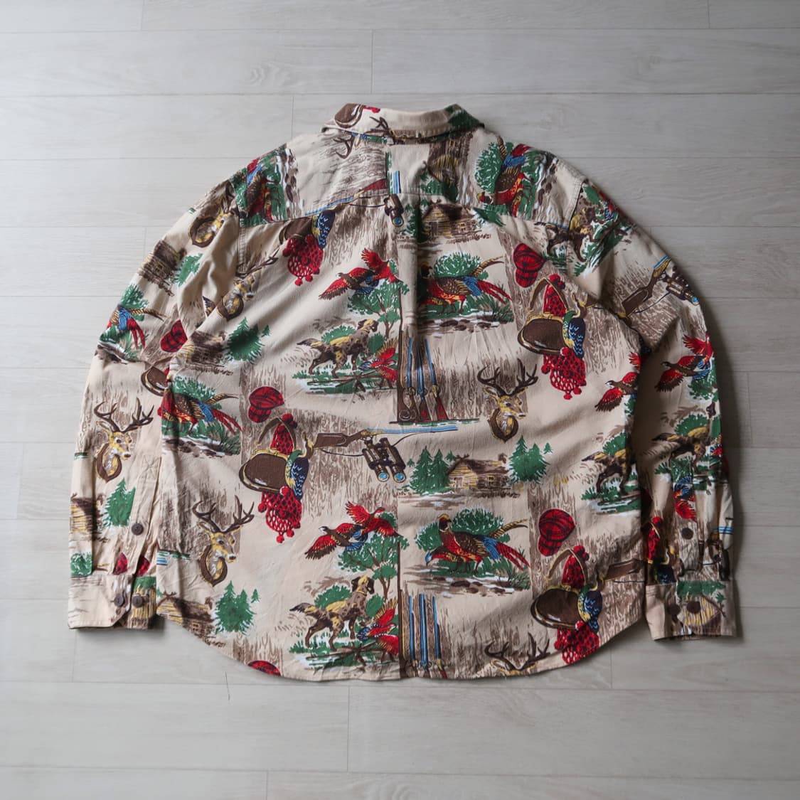 빈티지 엘엘빈 헌팅 옥스포드 투 포켓 셔츠 상품이미지6