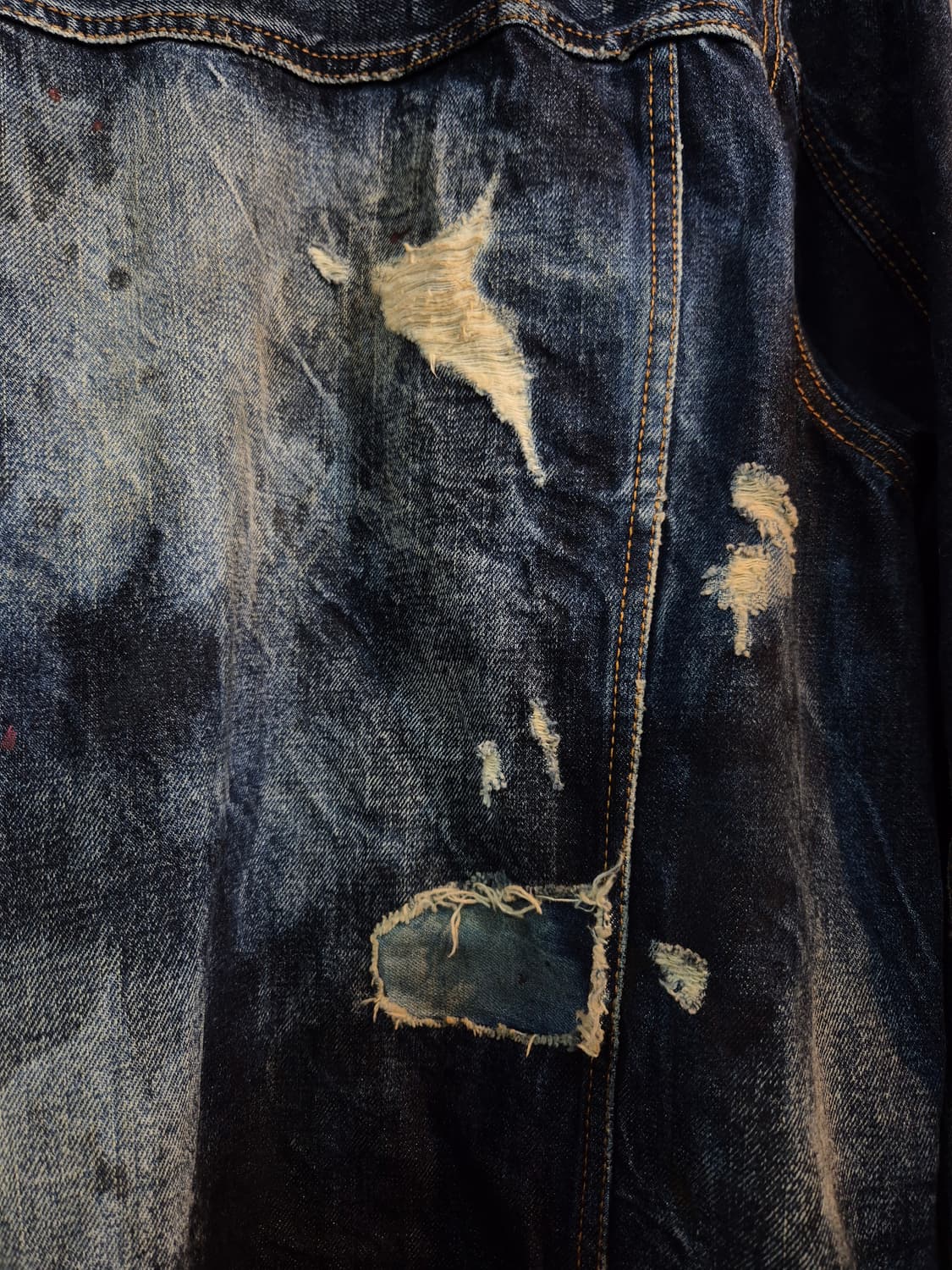 버커루 빈티지 데님 자켓 XXL 상품이미지6