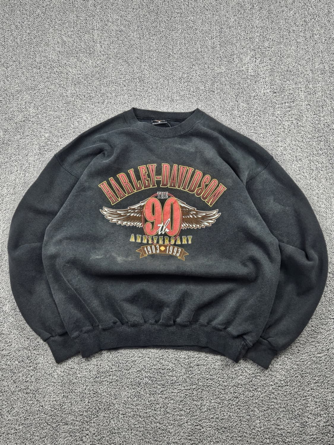 90's USA 할리데이비슨 90주년 맨투맨 ( XL )/ 10241 상품이미지1