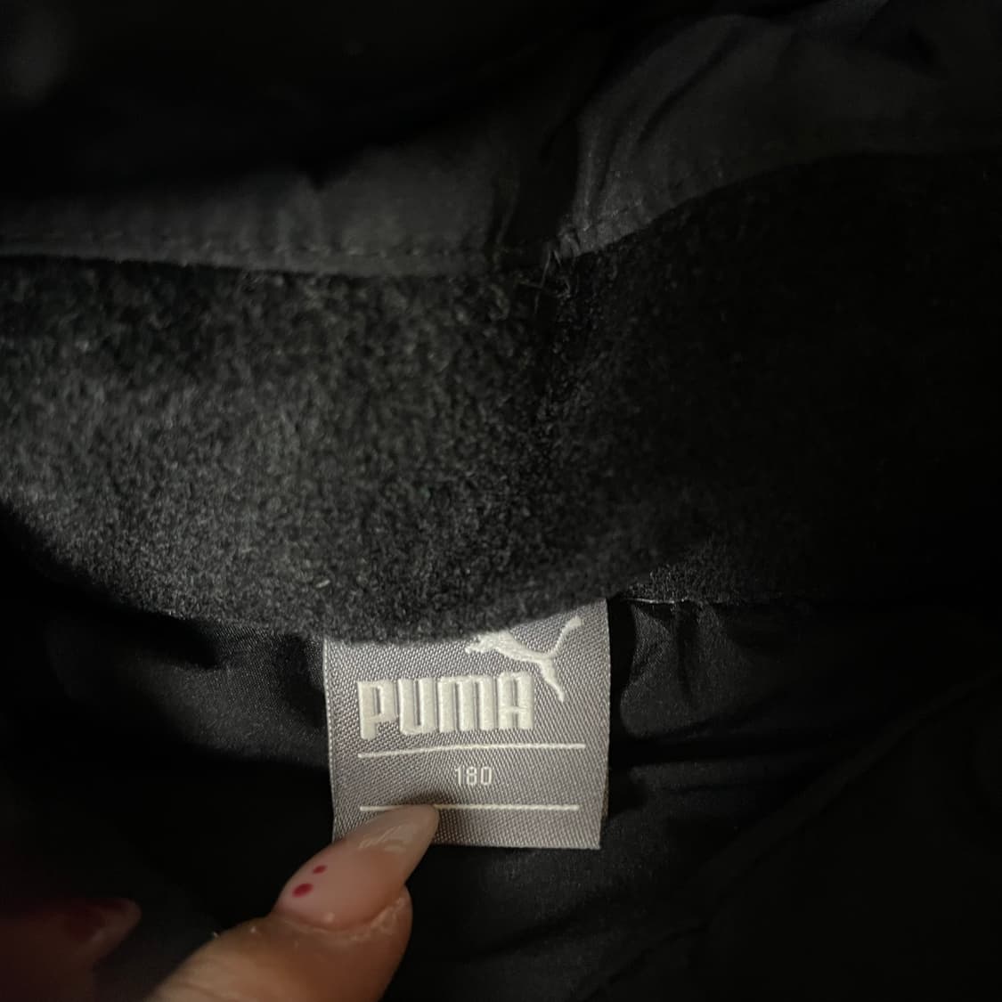 푸마 블랙 롱패딩 180 상품이미지5
