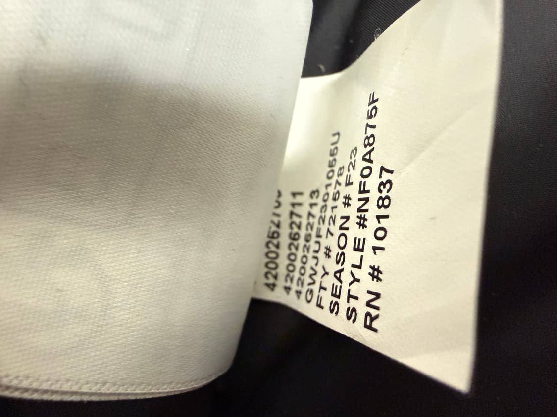 슈프림 노스페이스 스플릿 눕시 블랙 L 상품이미지4