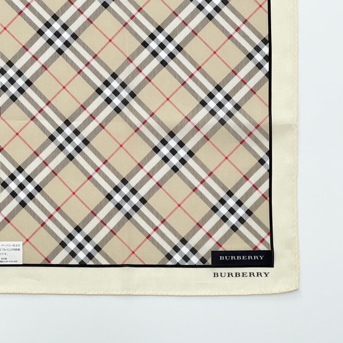 (새상품) burberry/ 버버리 쁘띠스카프 손수건 상품이미지3