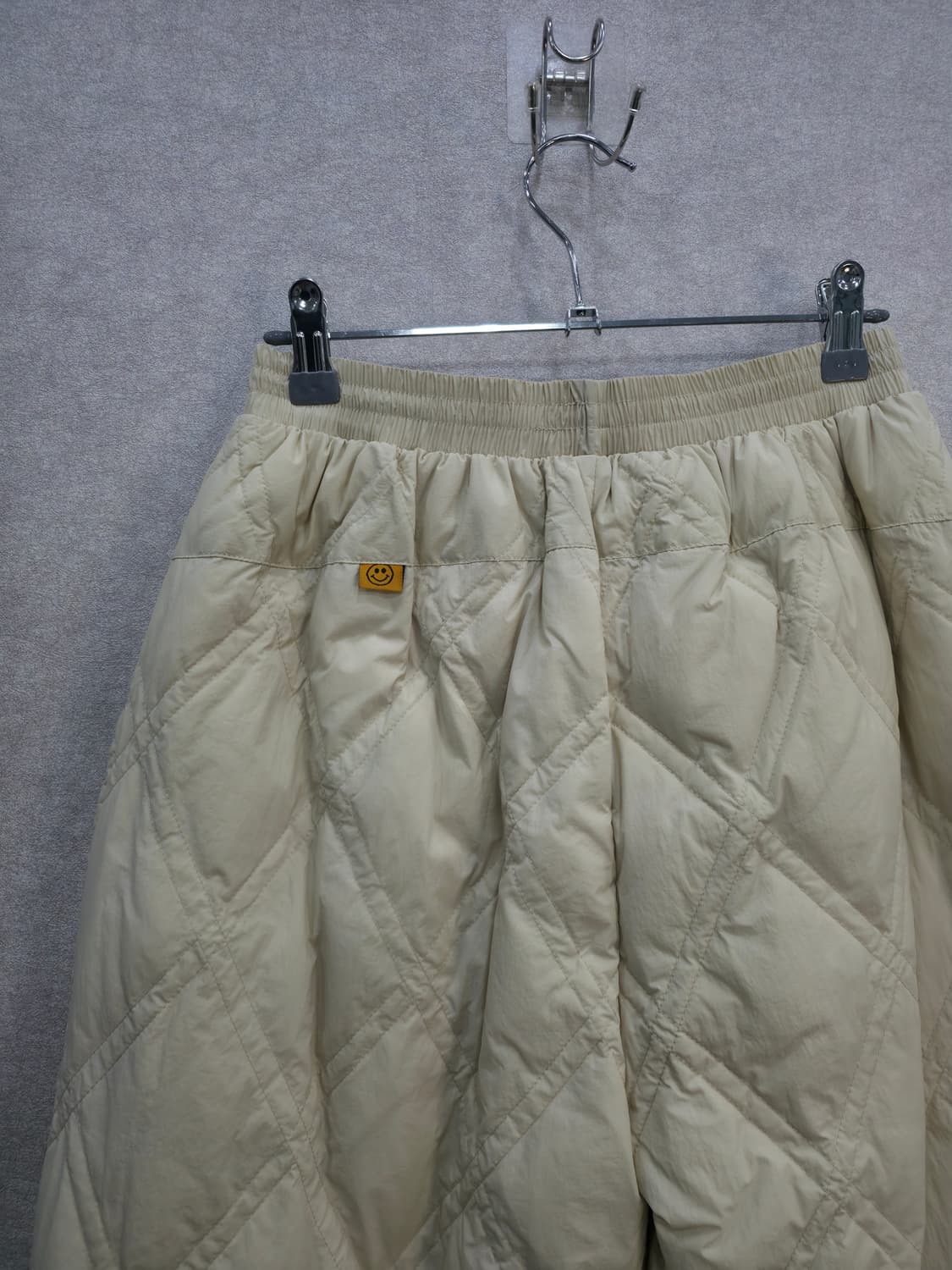 퀼팅 패딩 와이드 팬츠 상품이미지5