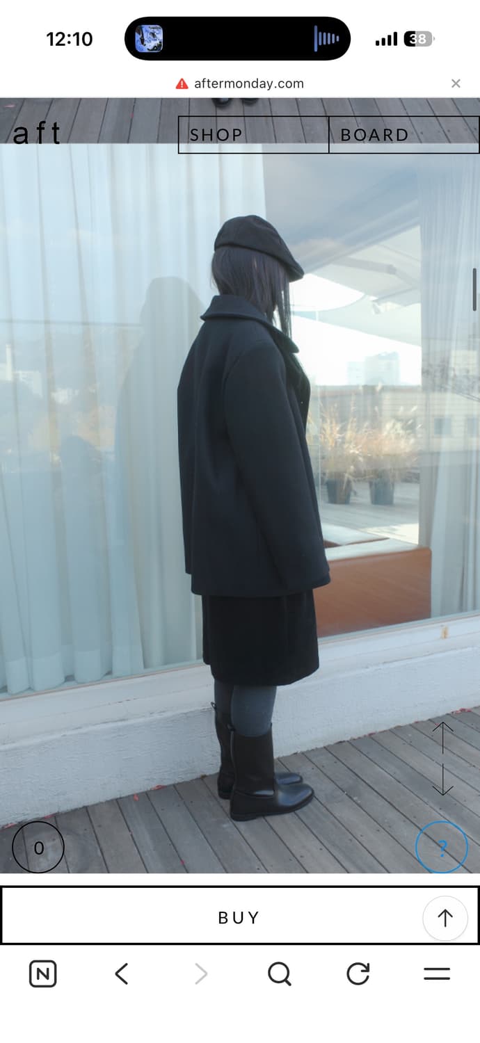 애프터먼데이 피코트 half single pea coat 상품이미지5