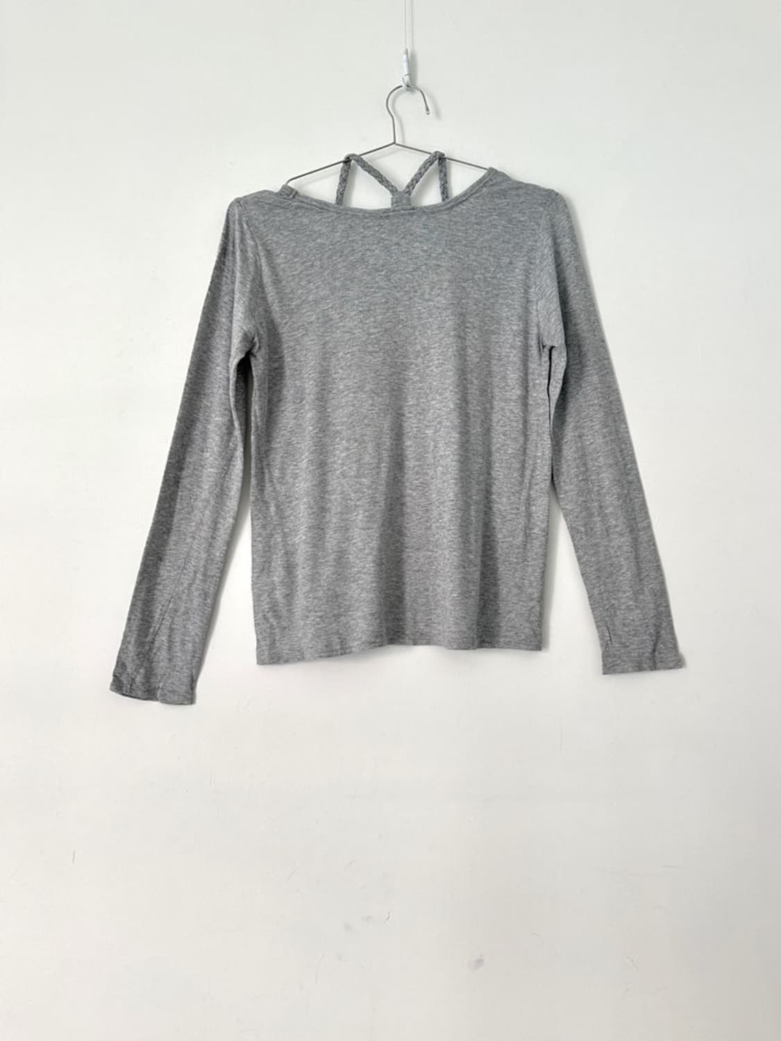 Chic twist basic top / grey 상품이미지5