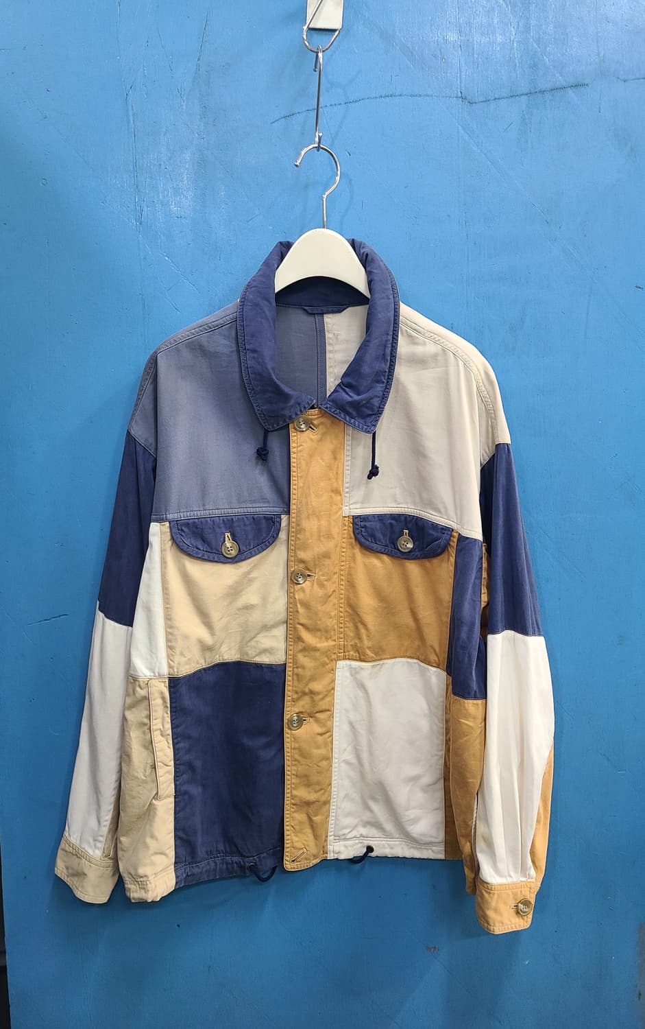 희귀 일본빈티지 패치워크 워크자켓  상품이미지3