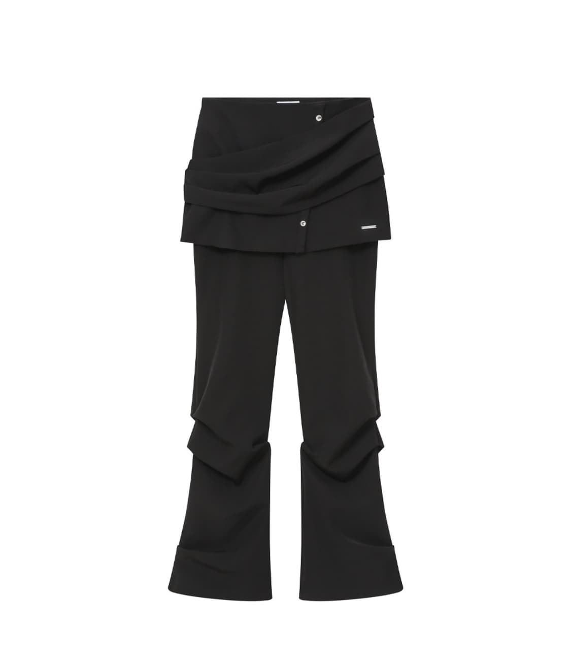 미세키서울 Draped shirt skirt pants SET BLACK 상품이미지1
