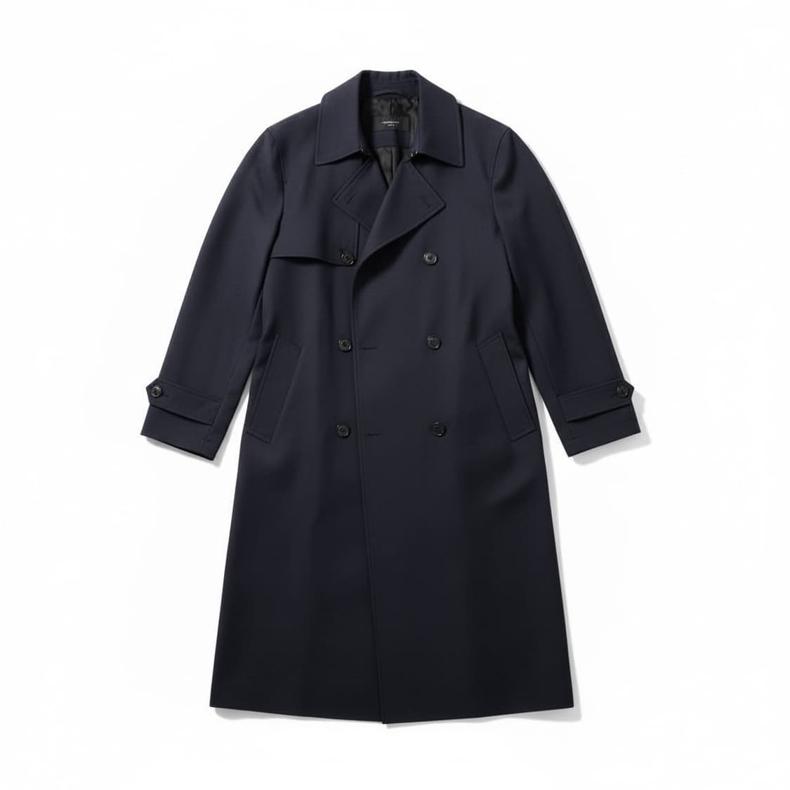 에노우(ENOW) 고급 차콜 트렌치 코트 상품이미지1