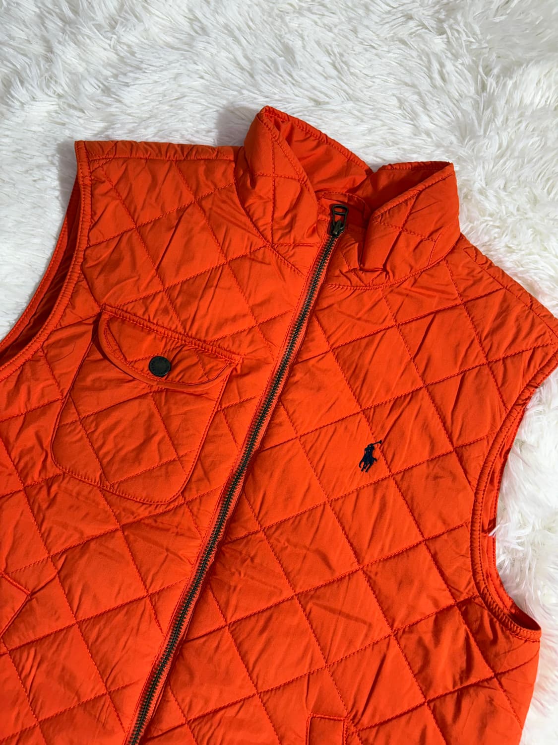 폴로 랄프로렠 오렌지 포니 퀼팅 베스트  상품이미지4