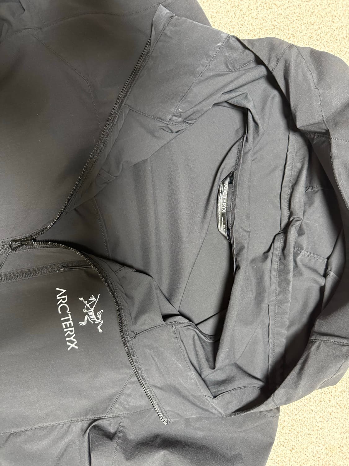 아크테릭스 스쿼미시 후디 블랙 S 상품이미지4