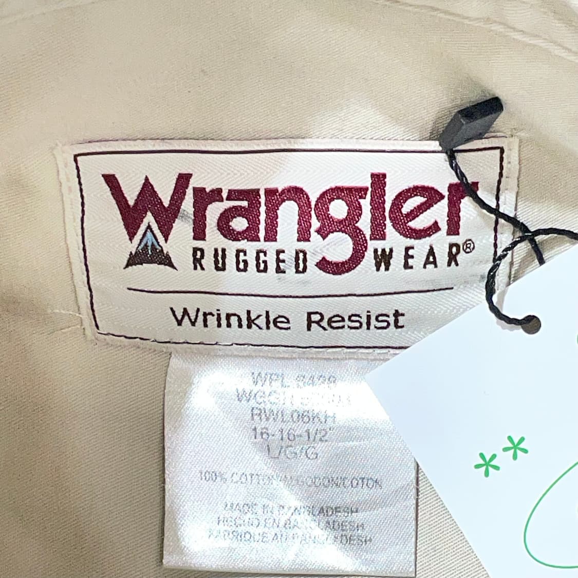 (L) Wrangler 랭글러 코튼 워크 셔츠 상품이미지4