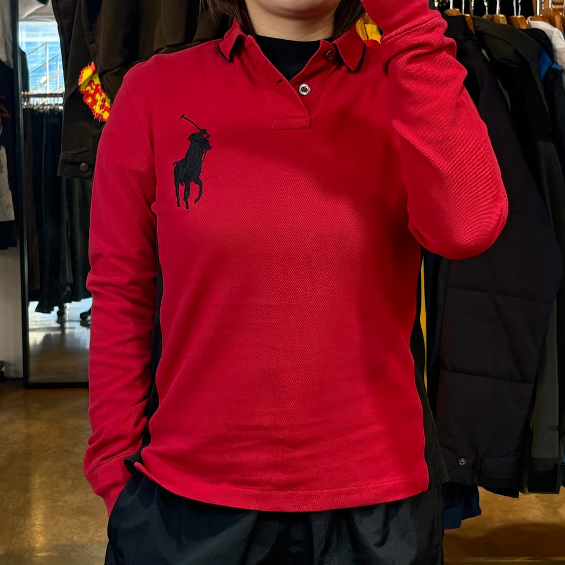 폴로랄프로렌 빅포니 레드 럭비티 상품이미지1