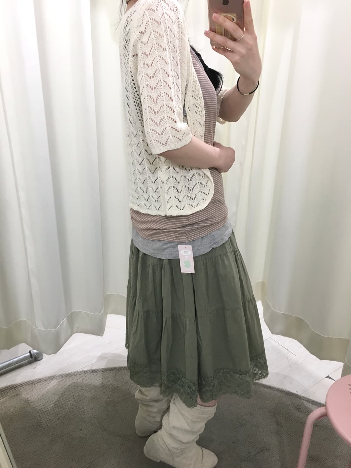 win heart crochet cardigan 상품이미지5