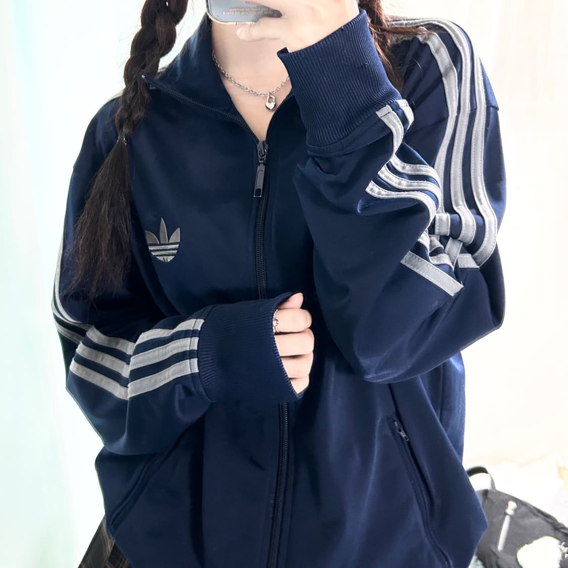 아디다스 네이비 그레이 파이어버드 져지 상품이미지1