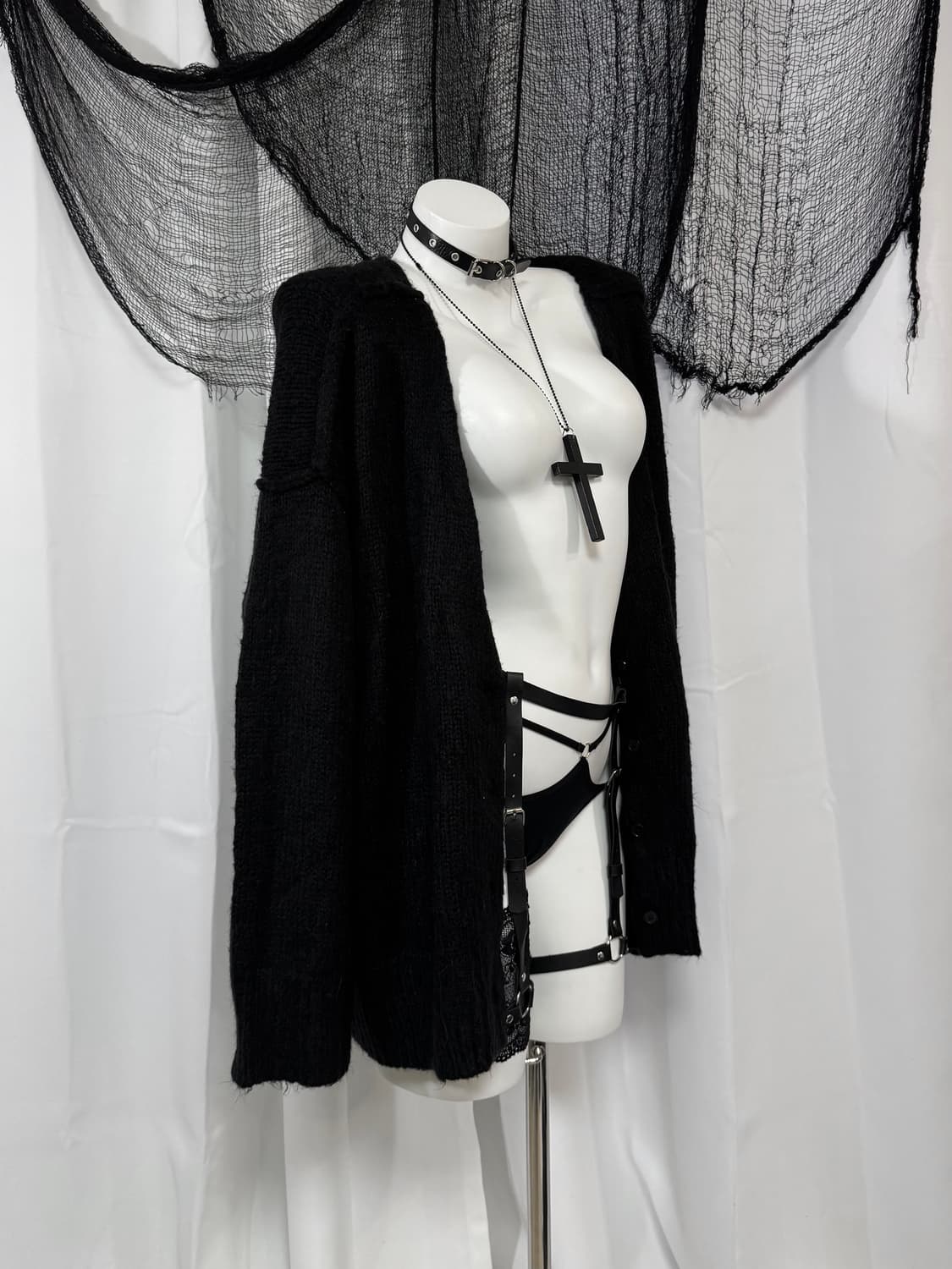 black cardigan 상품이미지2