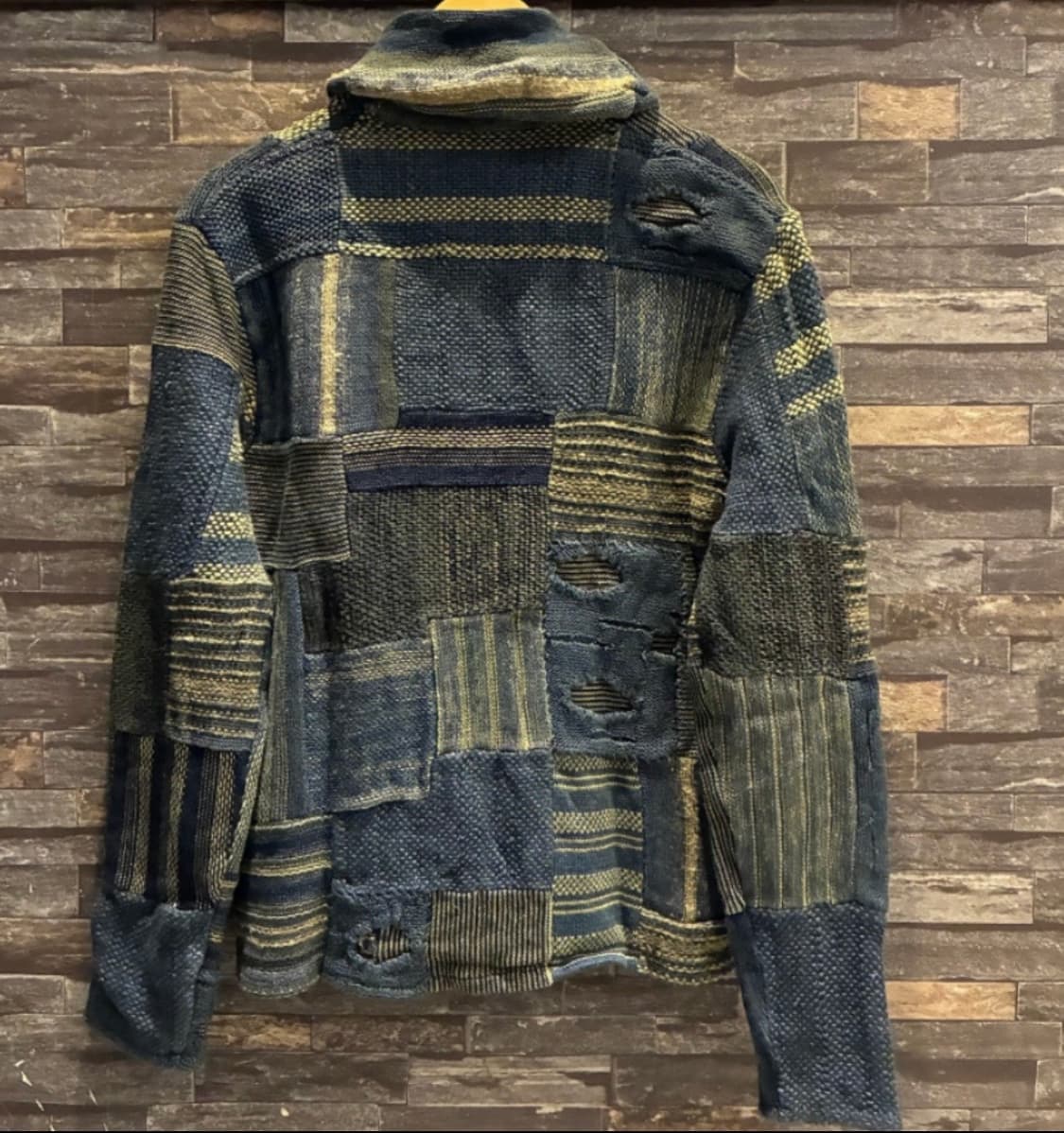 Rrl 인디고 패치워크 숄카라 가디건 명작 m 상품이미지2