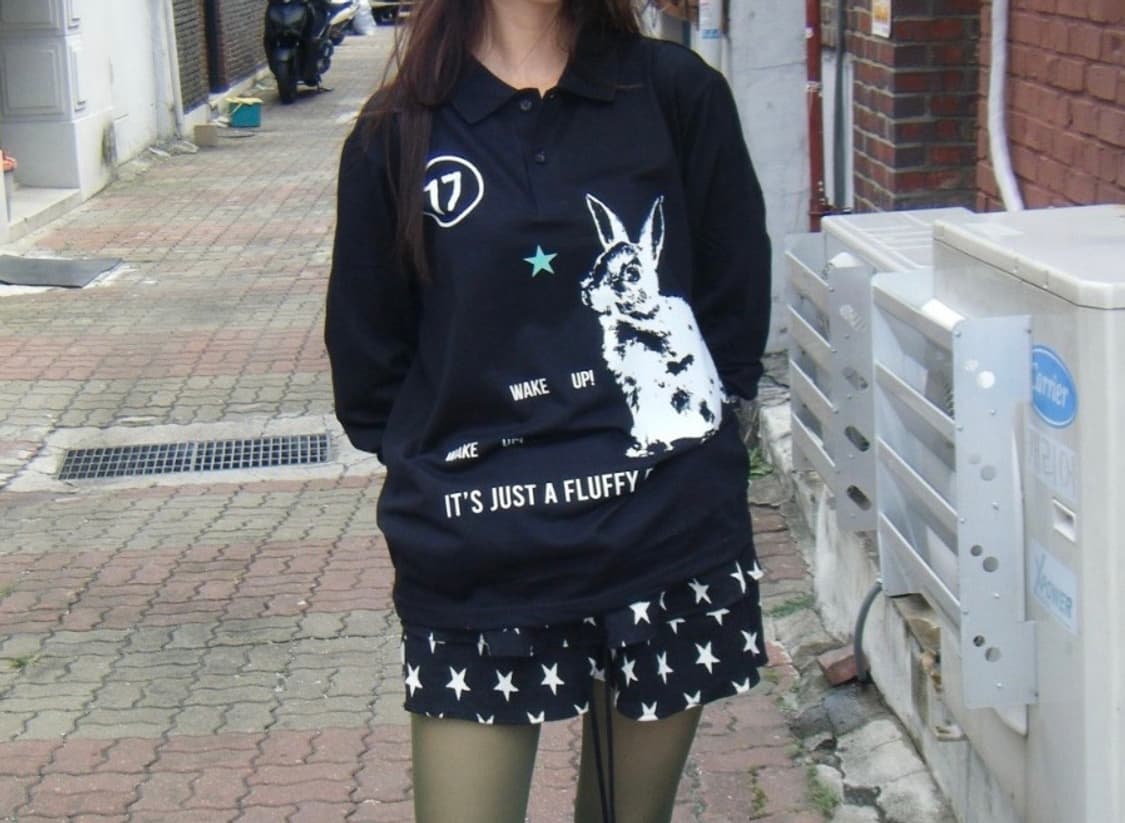 플러피하우스 Star frill skirt (블랙) 상품이미지1
