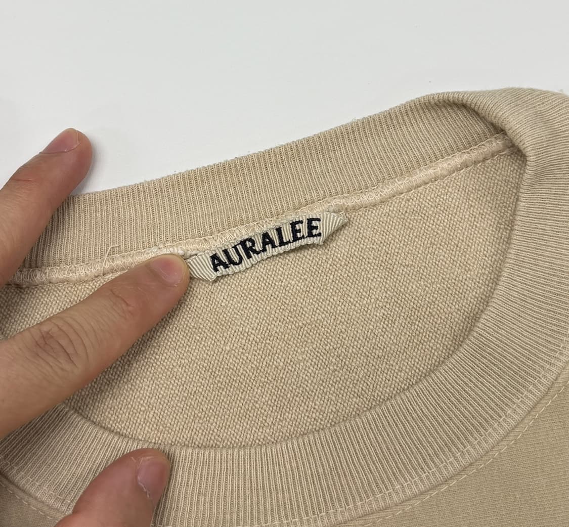 Auralee cut-off sweatshirt 상품이미지7