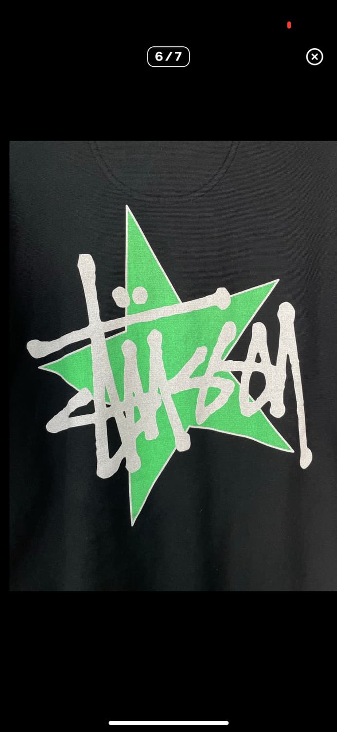 스투시 스타 크루 피그먼트 다이드 블랙 맨투맨 A2813 상품이미지6