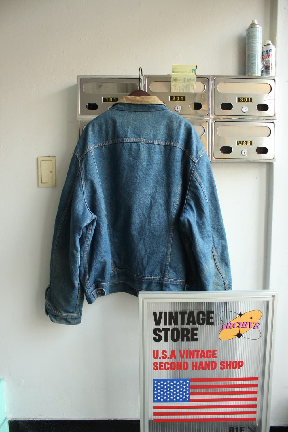 90s Lee StormRider Blanket Lined Jacket 상품이미지4