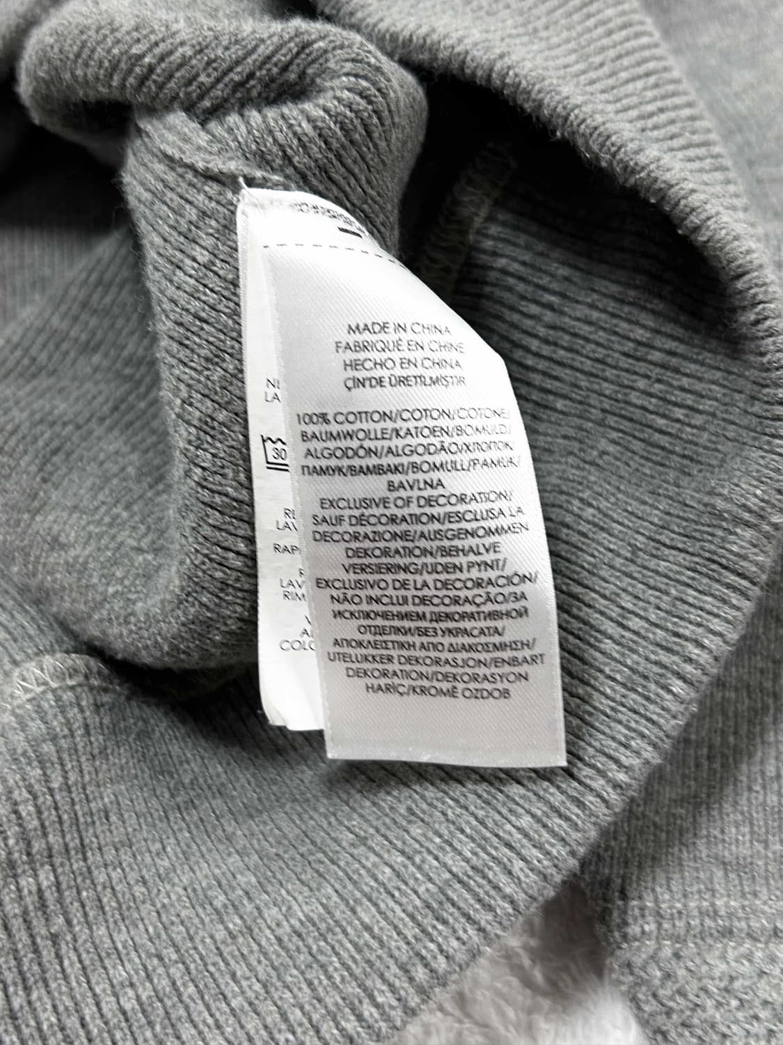 폴로 부클로고 그레이 니트 상품이미지9