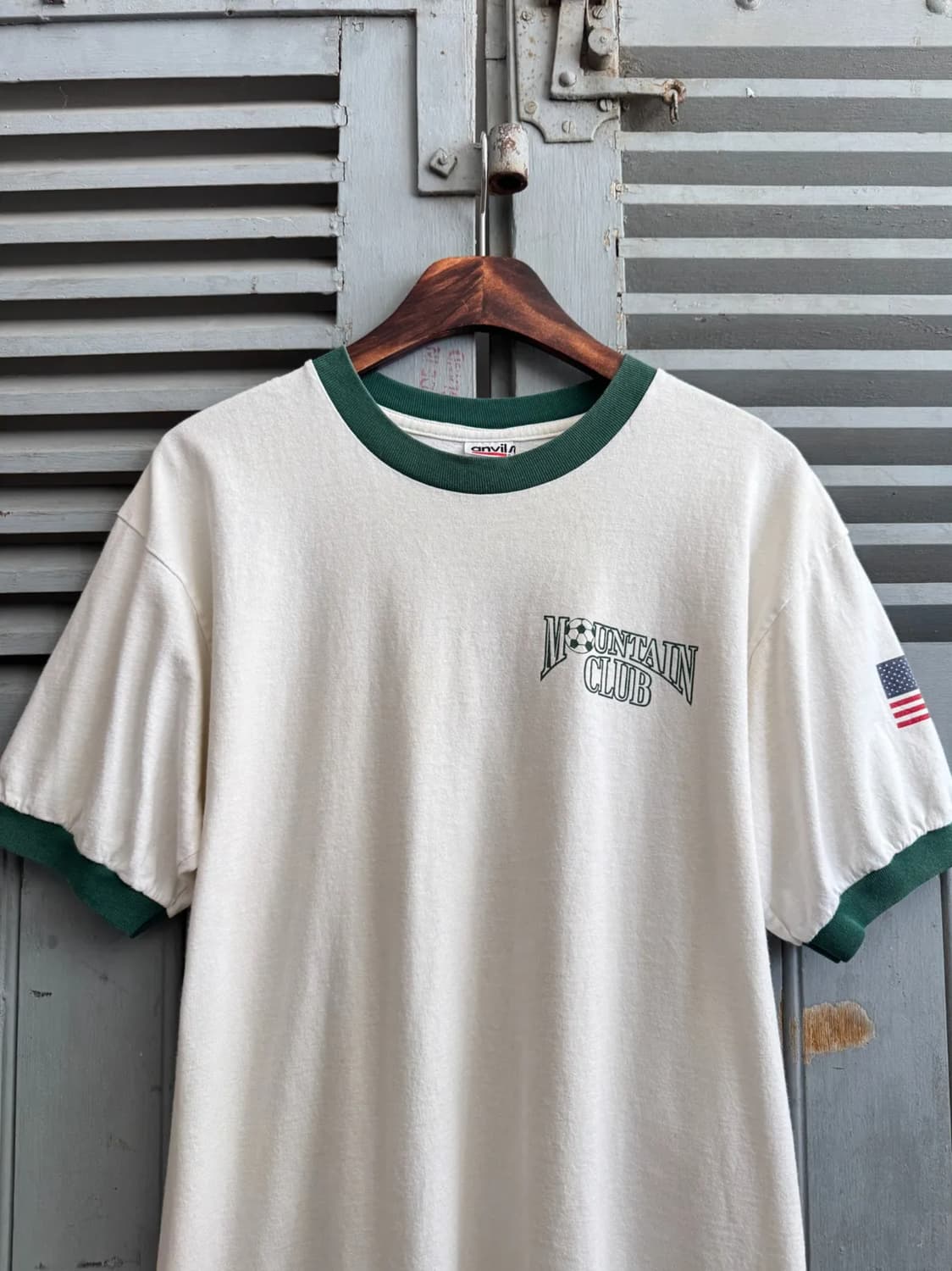 [L]USA 빈티지 Mountain Club 링거 티셔츠 상품이미지1