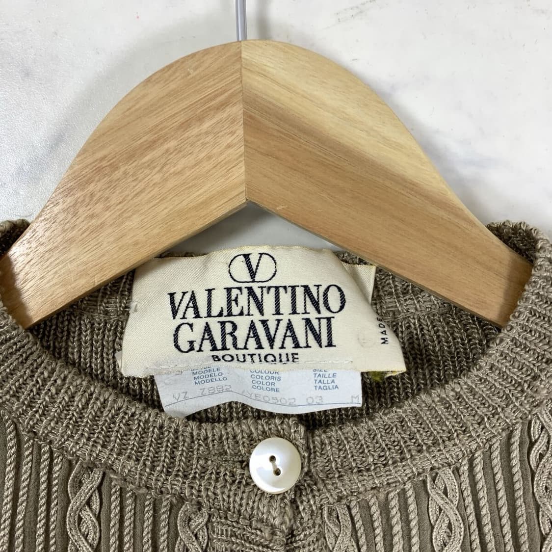 1990s 발렌티노 부티크라인 실크 가디건 상품이미지4