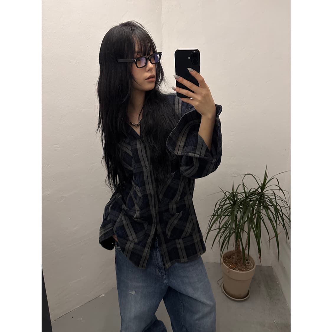 SOUTH2 WEST8 6 Pocket Plaid Twill Shirt 상품이미지1