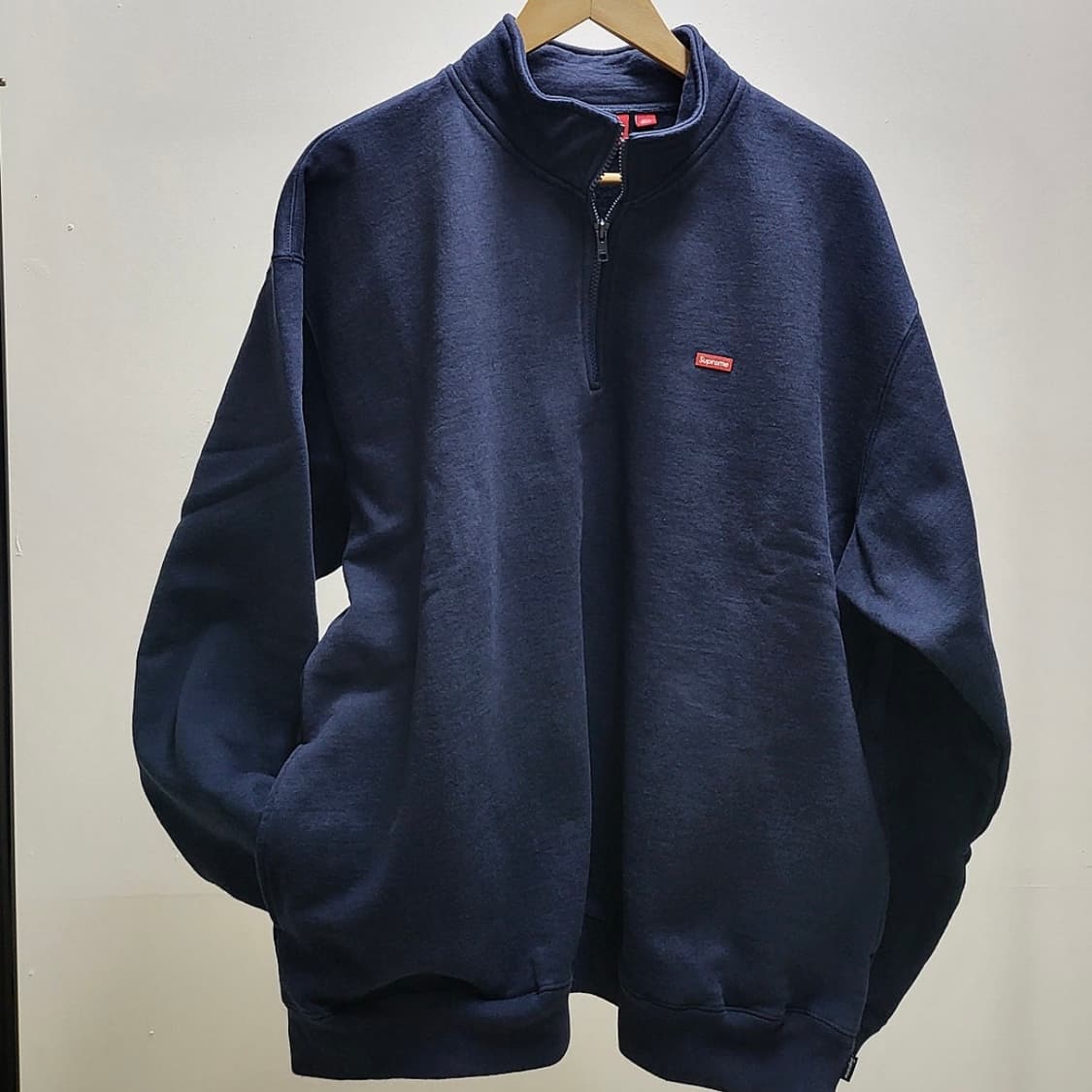 슈프림2025 하프집업 네이비 xxl 상품이미지2