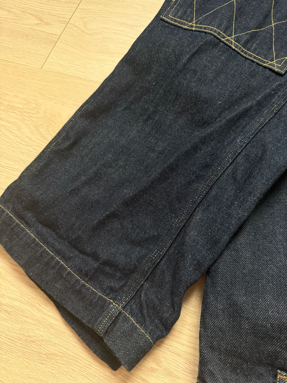 3) 캐피탈 데님 럼버 팬츠 인디고 상품이미지5