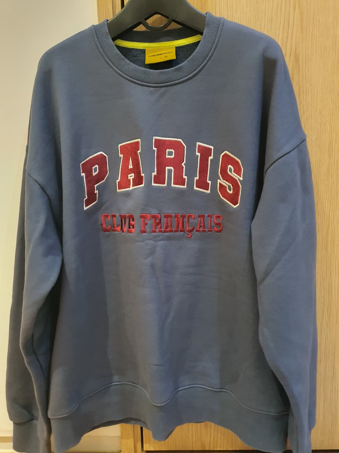 CONICHIWA bonjour 파리 맨투맨 판매합니다! 상품이미지1