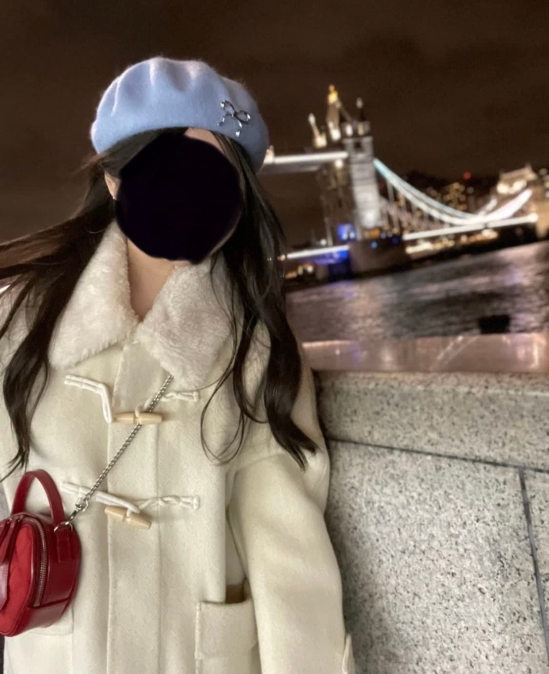 르니나 핸드메이드 울 퍼 칼라 코트 아이보리 상품이미지2