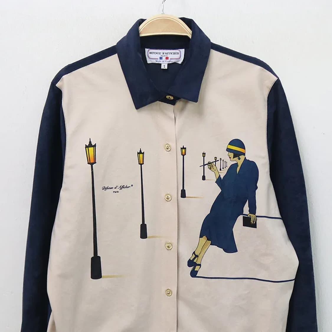 DEFENSE B AFFICHER  아트 셔츠 65144 상품이미지3