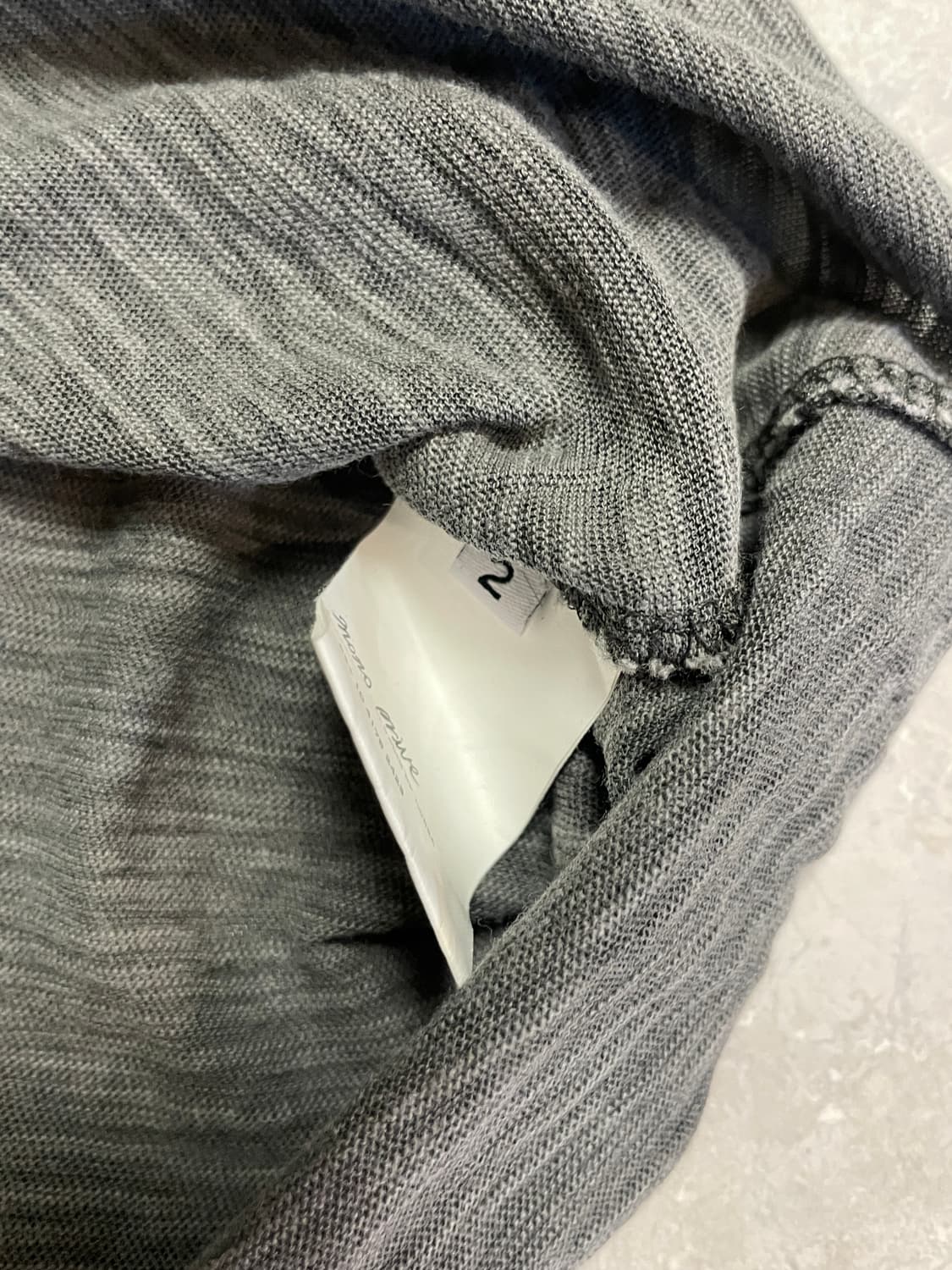 모노프리베 텍스쳐드 롱슬리브 챠콜 2 상품이미지5