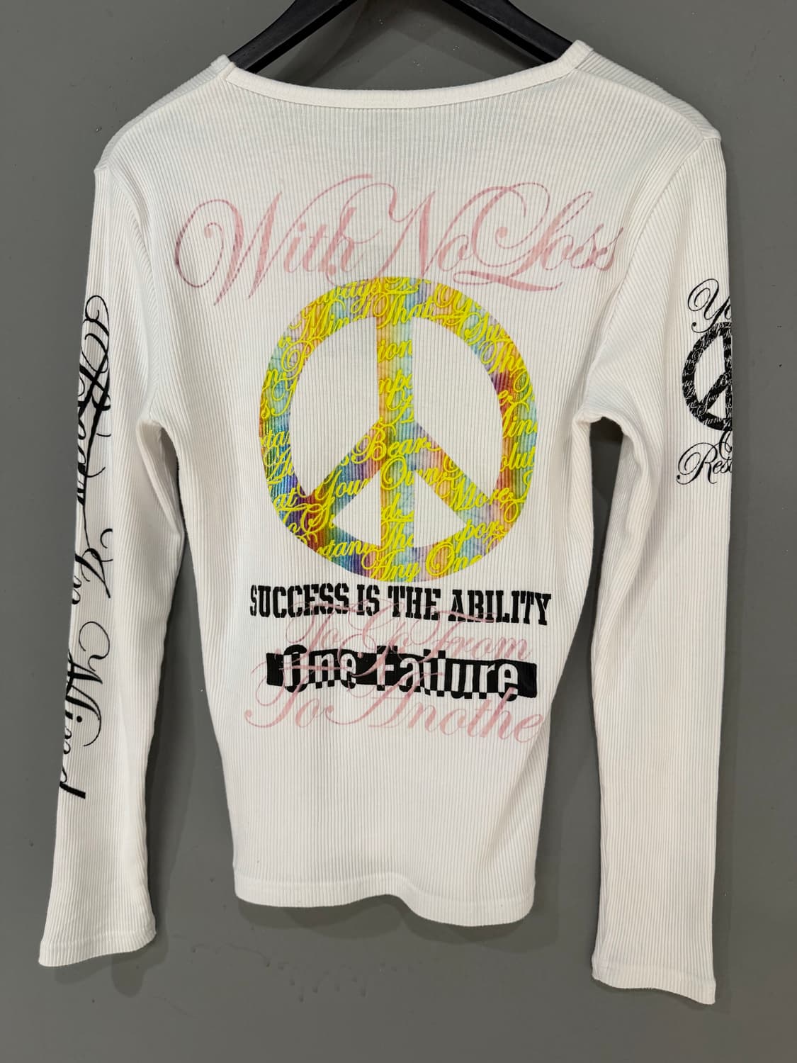 y2k printing & lettering long sleeve 상품이미지10