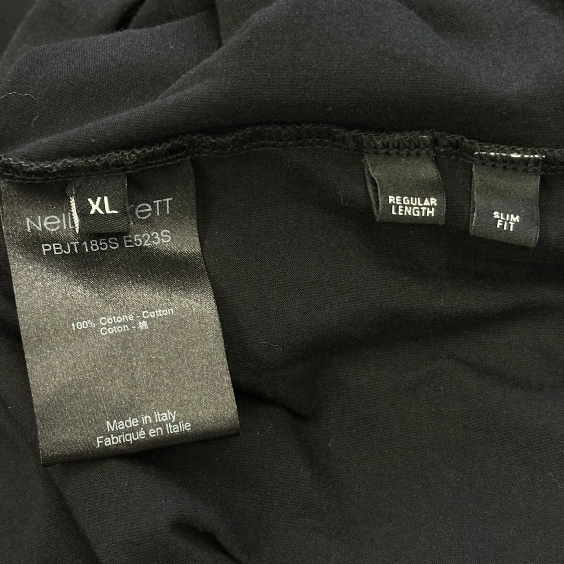 XL 닐바렛 블랙 프린팅 반팔티  상품이미지5
