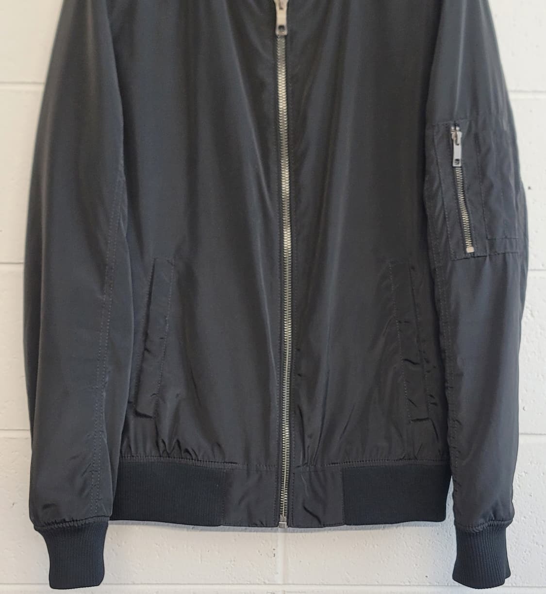 자라(ZARA MAN) MA-1 항공점퍼(블루종점퍼) 판매 상품이미지4