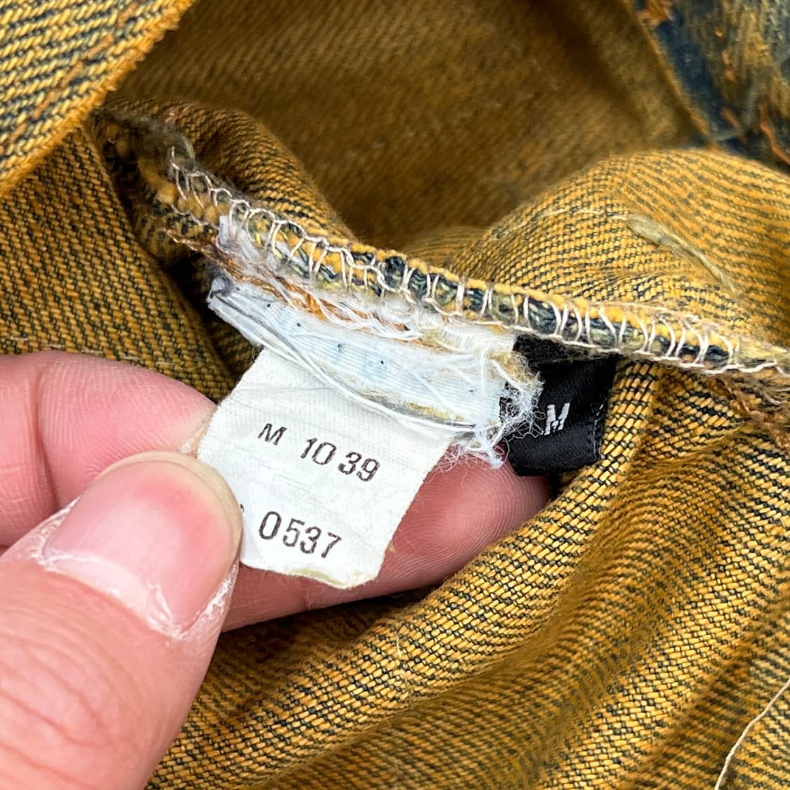 빈티지 워싱 컷오프 데님 자켓 r3137 상품이미지7