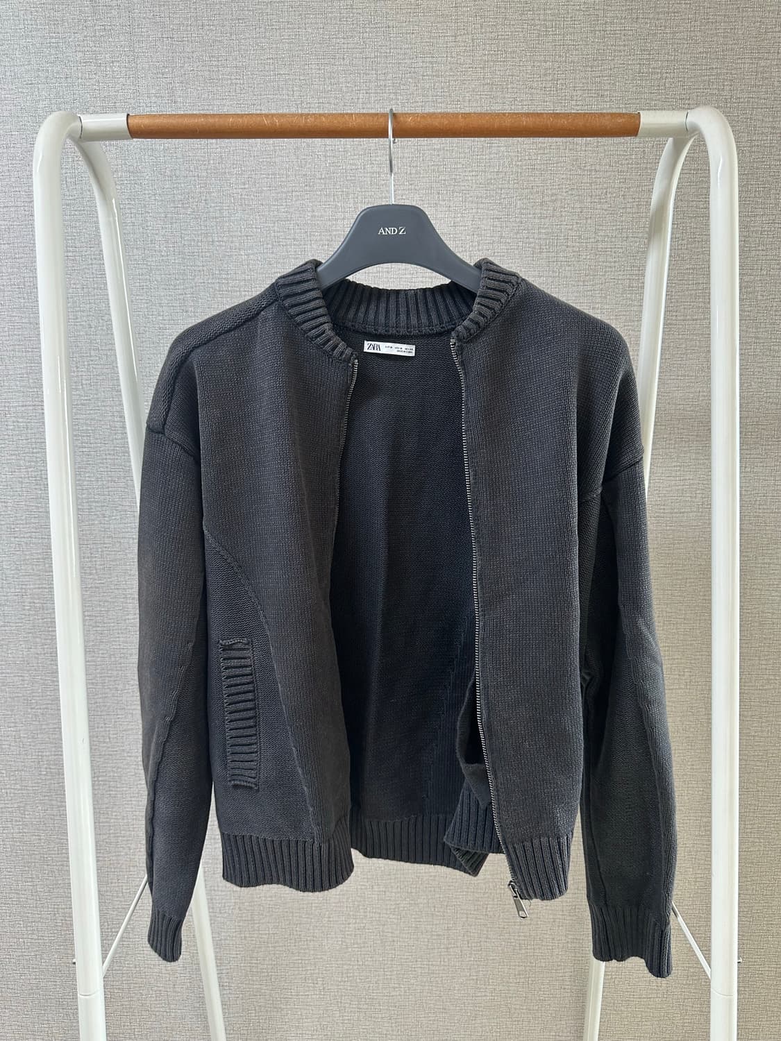 자라 니트 집업 상품이미지1