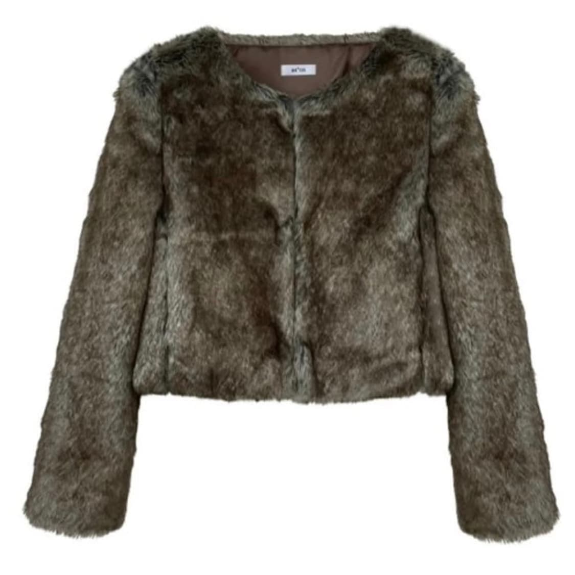 애즈온 퍼자켓 브라운 상품이미지1