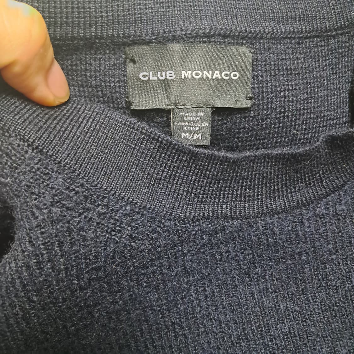 Club Monaco 클럽모나코 남성 모100%니트M(약100)19년제품 상품이미지6