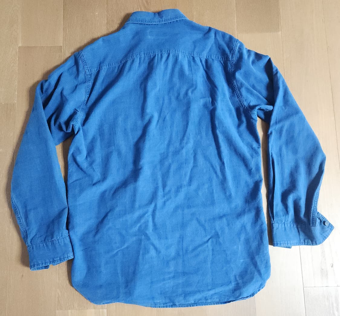 폴로 랄프로렌 인디고 샴브레이 셔츠(M) 상품이미지4