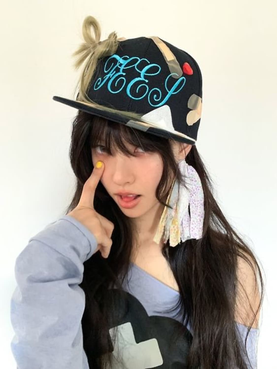 샵페어리 lettering oversize snapback 캡모자 상품이미지1