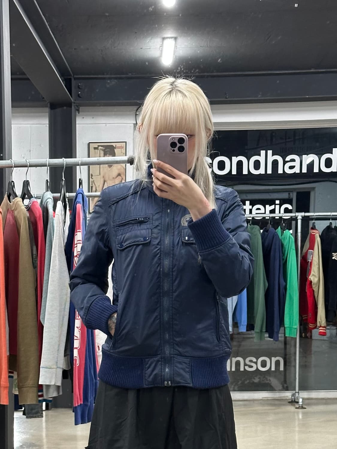 히스테릭 글래머 레이싱 패딩 자켓  상품이미지1