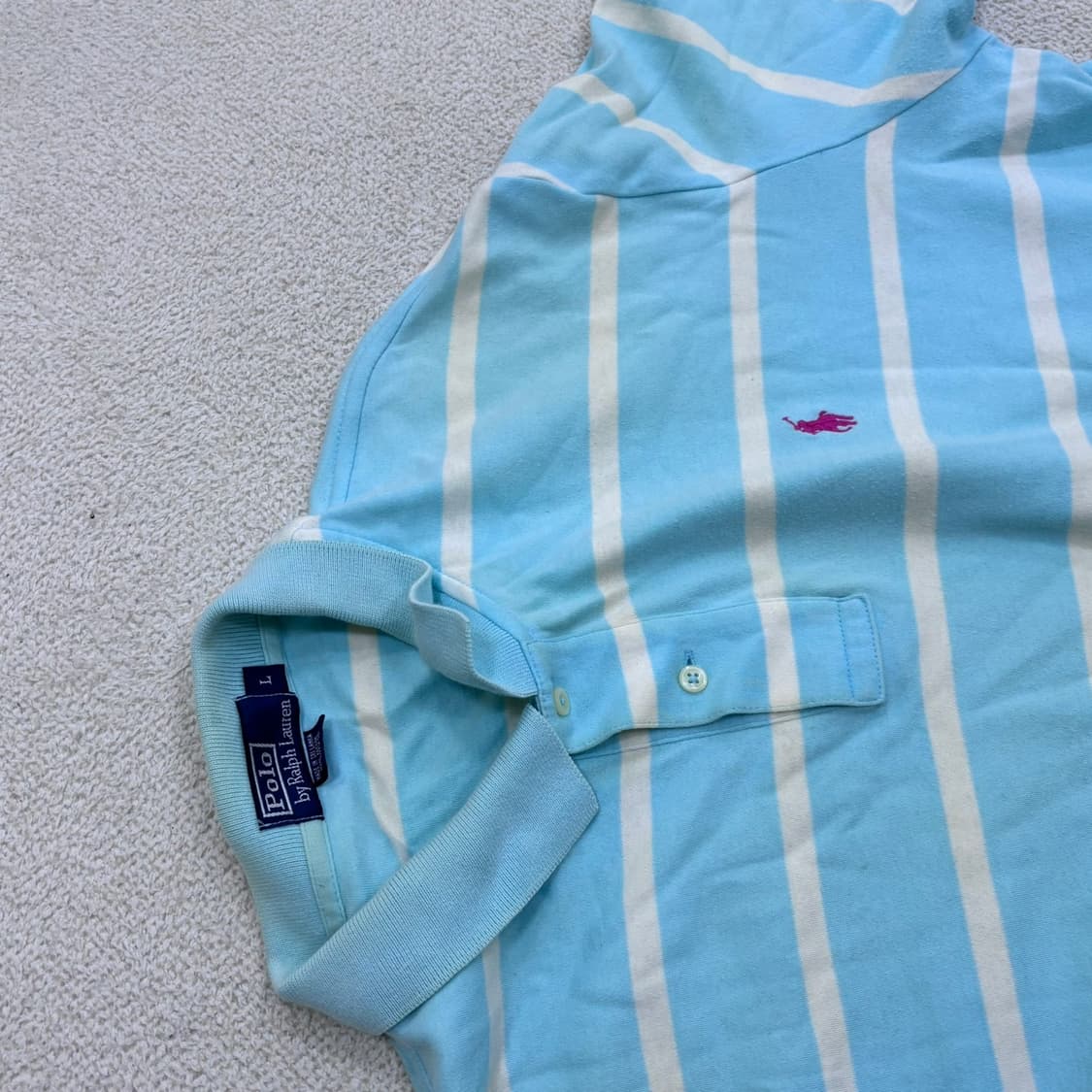 L 폴로랄프로렌 반팔 카라 티셔츠 0408E2 상품이미지7