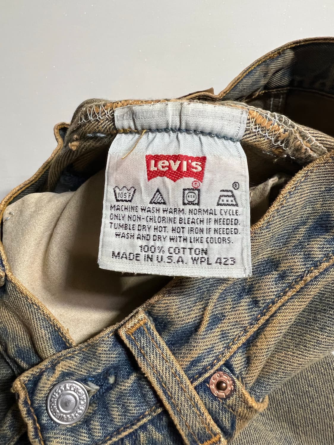 빈티지 90s 리바이스 커스텀 데님팬츠 상품이미지8